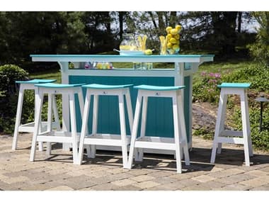 Berlin Gardens Bars & Bar Stools Recycled Plastic Dining Set BLGBRSBARSET1