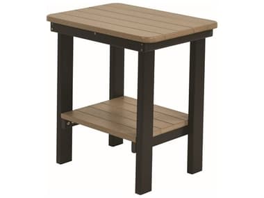 Berlin Gardens Accessories Recycled Plastic 21''W x 15''D Rectangular End Table BLGRTET2115