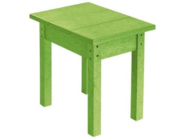 C.R. Plastic Generation Premium Recycled Plastic 18''W x 13''D Rectangular End Table CRT01