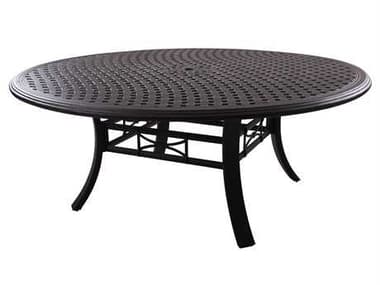 Darlee Outdoor Living Series 99 Cast Aluminum Antique Bronze 71 Round Dining Table DA201099LD