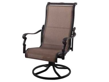 Darlee Outdoor Living Monterey Cast Aluminum Antique Bronze Swivel Rocker Chair DA3011103