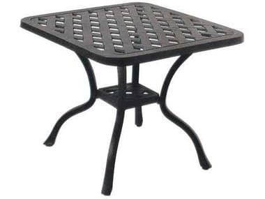 Darlee Outdoor Living Series 30 Cast Aluminum Antique Bronze 21 Square End Table DADL30A