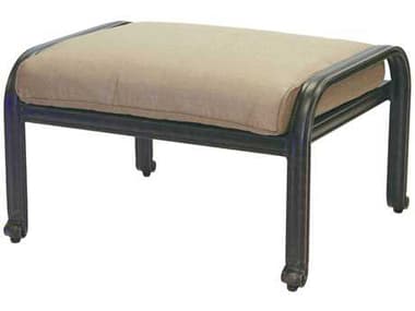 Darlee Outdoor Living Nassau Cast Aluminum Antique Bronze Ottoman DADL60311