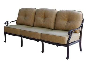 Darlee Outdoor Living Nassau Cast Aluminum Antique Bronze Sofa DADL6039