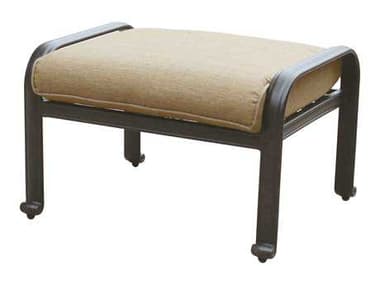 Darlee Outdoor Living Elisabeth Cast Aluminum Antique Bronze Ottoman DADL70811