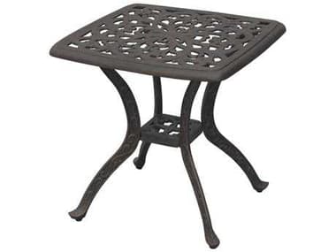 Darlee Outdoor Living Series 80 Cast Aluminum Antique Bronze 21 Square End Table DADL80S