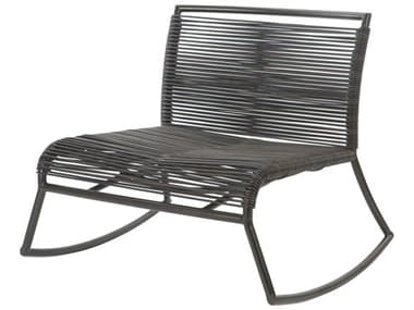 Ebel Monaco Wicker Armless Rocker Lounge Chair EBL857