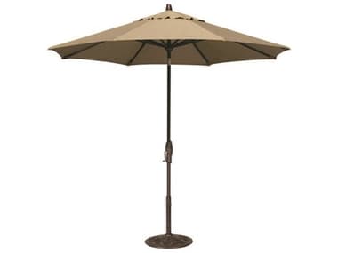 Treasure Garden Quick Ship Market Aluminum 9' Octagon Auto Tilt Crank Lift Umbrella EXUM810QUICKSHIP