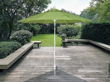 Treasure Garden Market Aluminum 9' Foot Wide Crank Lift Push Button Tilt Umbrella EXUM920