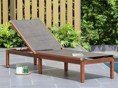 International Home Miami Amazonia Zuiderdam Lounger Brown IMKINGSLOUNGERBR