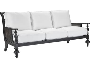 Lane Venture Hemingway Plantation Black Truffle Cast Aluminum Sofa LAV553103