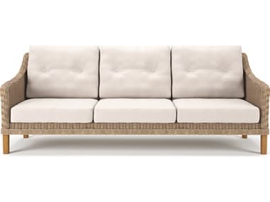 Forever Patio Carlisle Wicker Alabaster Sofa NCFPCAR3SAL