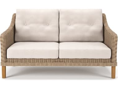 Forever Patio Carlisle Wicker Alabaster Loveseat NCFPCARLSAL