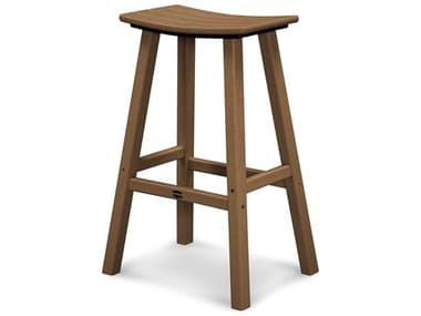 POLYWOOD® Contempo Recycled Plastic 29.75'' Saddle Bar Stool PW2002