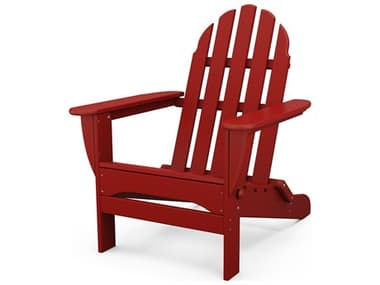 POLYWOOD® Classic Adirondack Recycled Plastic Folding Chair PWAD5030