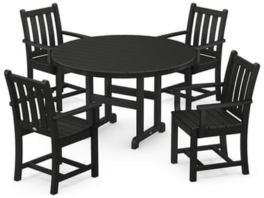 POLYWOOD® Traditional Garden Recycled Plastic Dining Set PWPWS1341