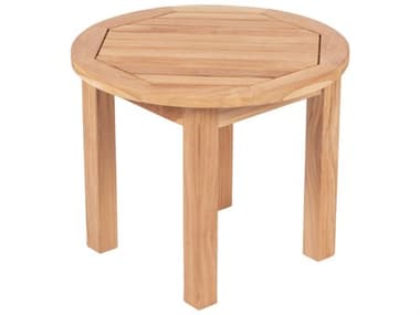 Royal Teak Collection 22'' Round Side Table Round RLMIASTR