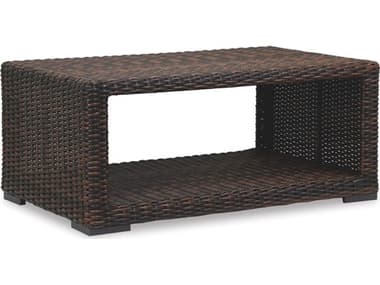 Sunset West Montecito Wicker 48''W x 22''D Rectangular Coffee Table SW2501CT