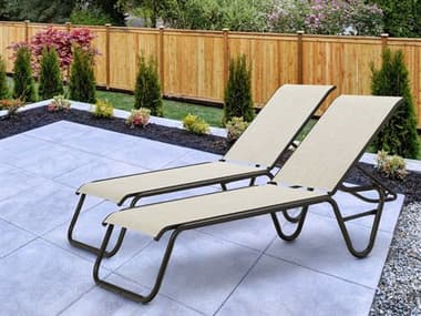 Telescope Casual Gardenella Sling Aluminum Lounge Set TCGRDNLLASLNGSET2