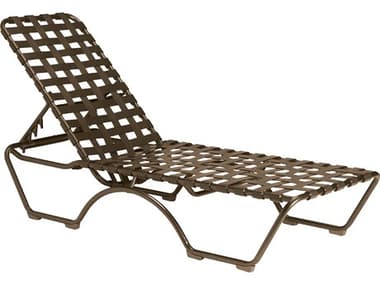 Tropitone Kahana Cross Strap Aluminum Stackable Chaise Lounge TP260532