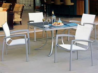 Tropitone South Beach Relaxed Sling Aluminum Dining Set TPSBRSDS