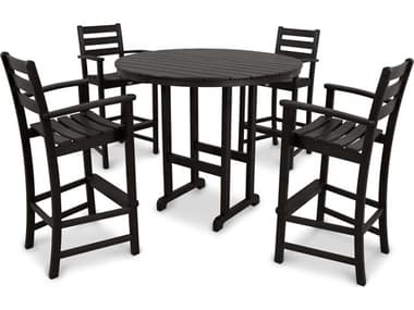 Trex® Outdoor Furniture™ Monterey Bay Recycled Plastic 5 Piece Bar Set TRXTXS1191