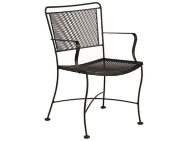 Woodard Constantine Wrought Iron Dining Arm Chair WR130009