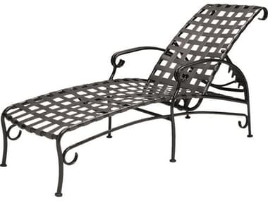 Woodard Ramsgate Strap Aluminum Adjustable Chaise Lounge WR16M470