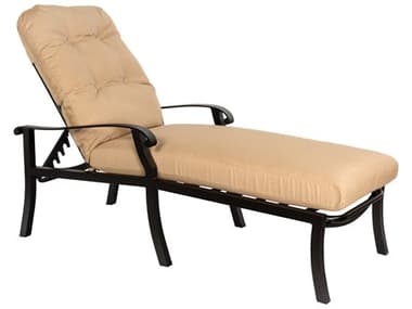 Woodard Cortland Cushion Aluminum Adjustable Chaise Lounge WR4ZM470