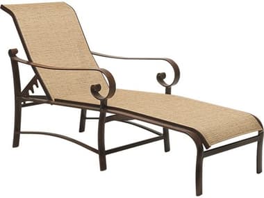 Woodard Belden Sling Aluminum Adjustable Chaise Lounge WR62H470