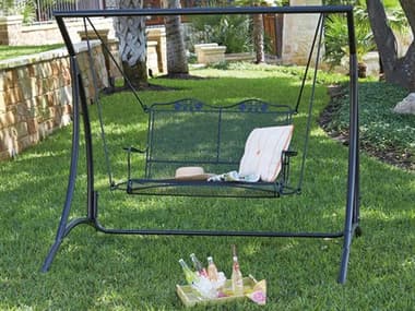 Woodard Briarwood Wrought Iron Lounge Set WRBRIARSWINGSET