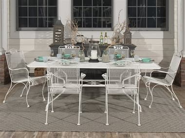 Woodard Briarwood Wrought Iron Dining Set WRBRIARWDDINSET