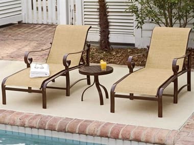 Woodard Belden Sling Aluminum Lounge Set WRGFVLS