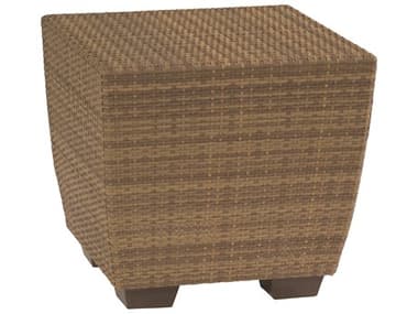 Woodard Whitecraft Saddleback Wicker 24'' Square End Table WTS523201